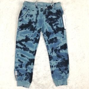 Vintage Havana Boys Pants Jogger Blue Tie Dye Pull On Jersey Knit 7‎ New